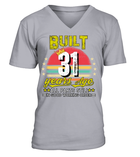 Vintage Birthday 31 V-Neck T-shirt