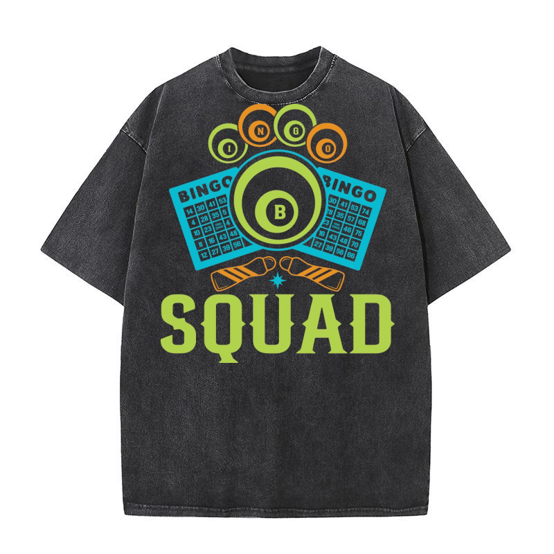 Bingo Squad 05 Washed T-Shirt
