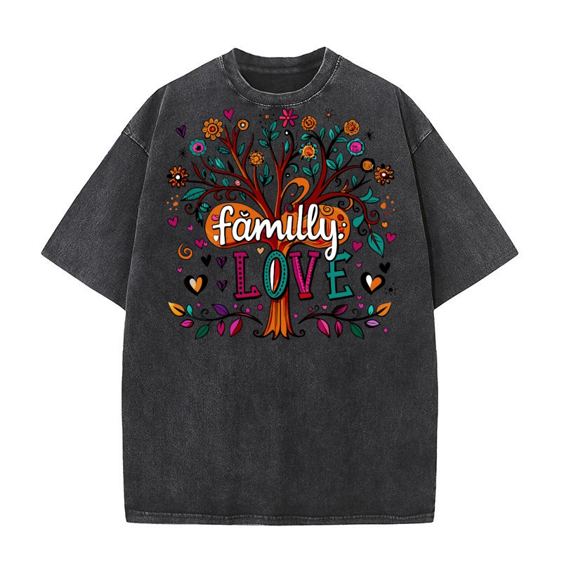 family love Washed T-Shirt