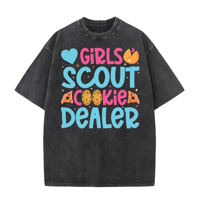 Girls scout cookie dealer Washed T-Shirt