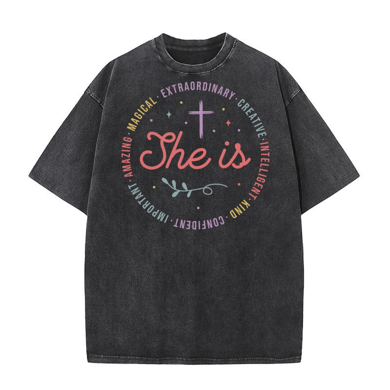 I Am She And She Is Me 2 Washed T-Shirt