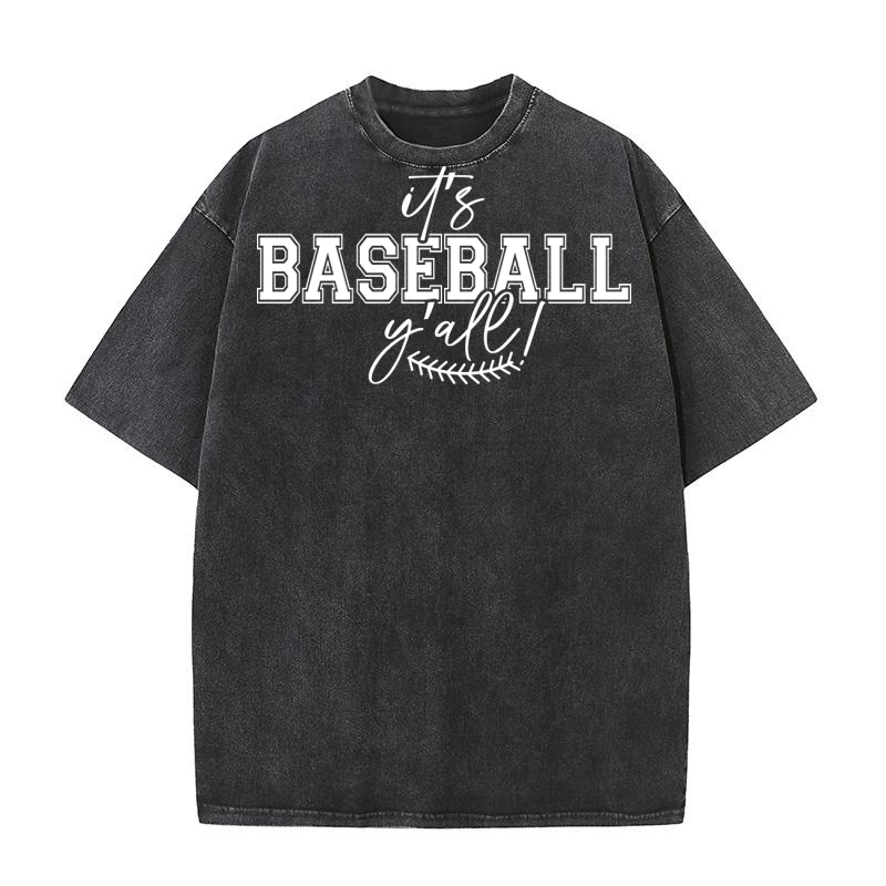 Its Baseball Yall 1.01 Washed T-Shirt