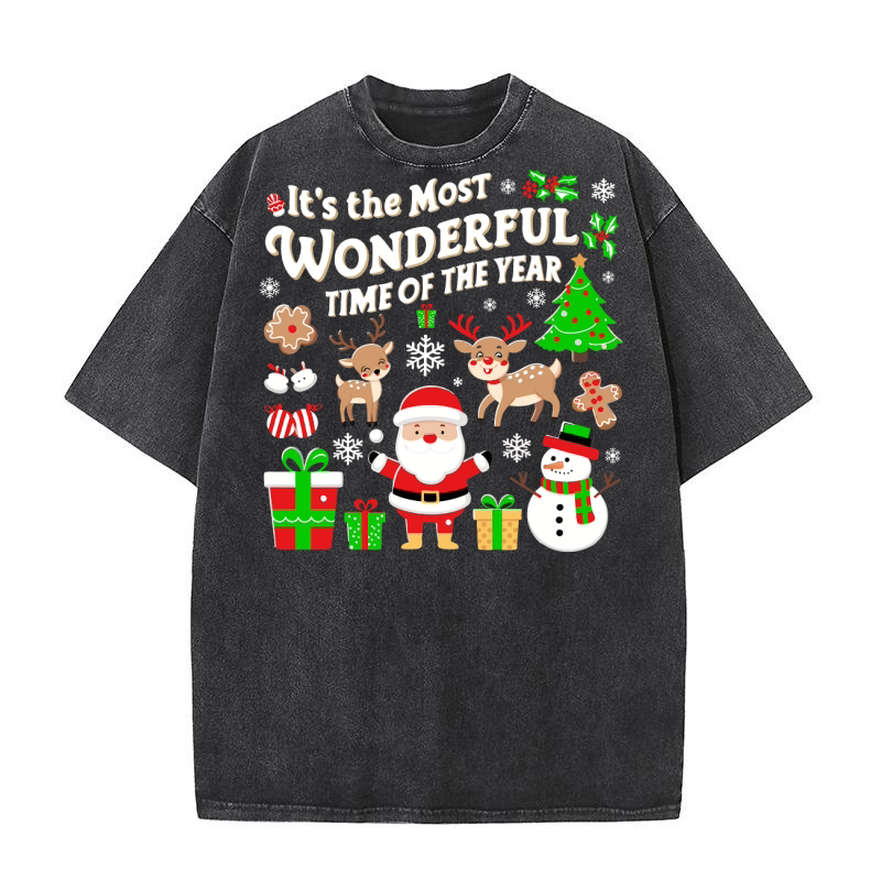 Its The Most Wonderful time of the year Washed T-Shirt