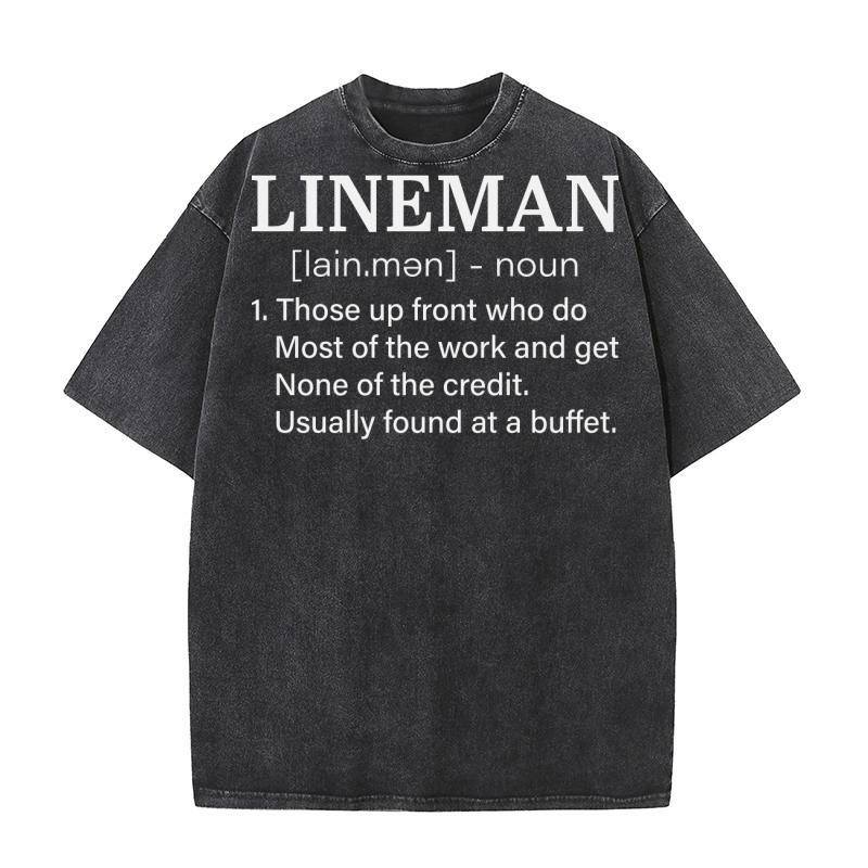 lineman 1.01 Washed T-Shirt