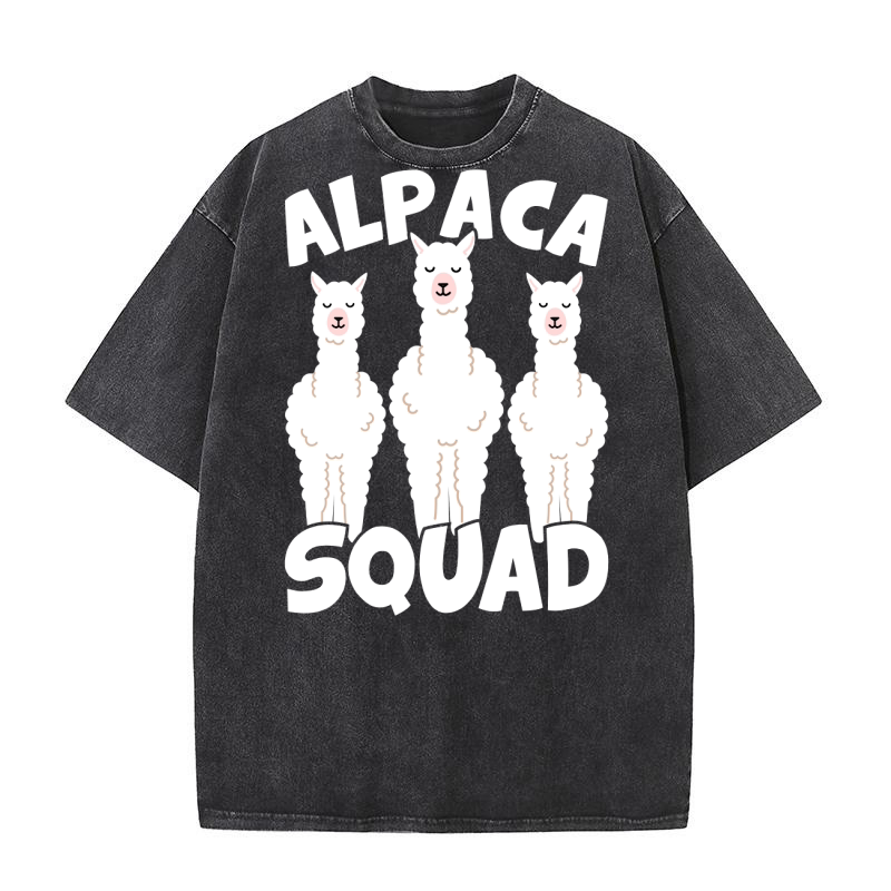 LLama 4 18 Washed T-Shirt