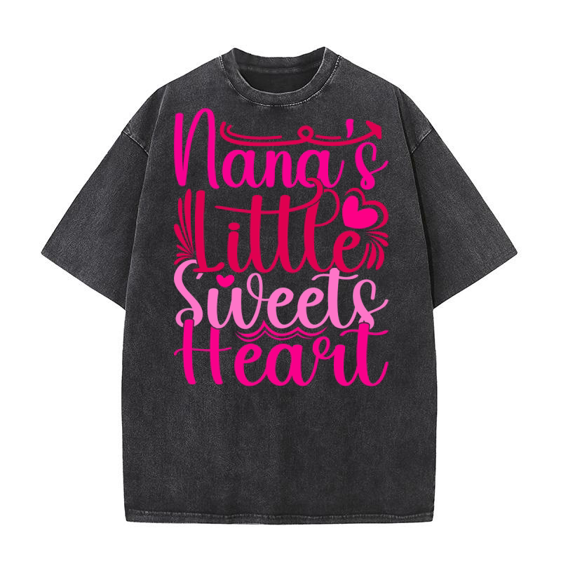 Nanas Little Sweets Heart Washed T-Shirt
