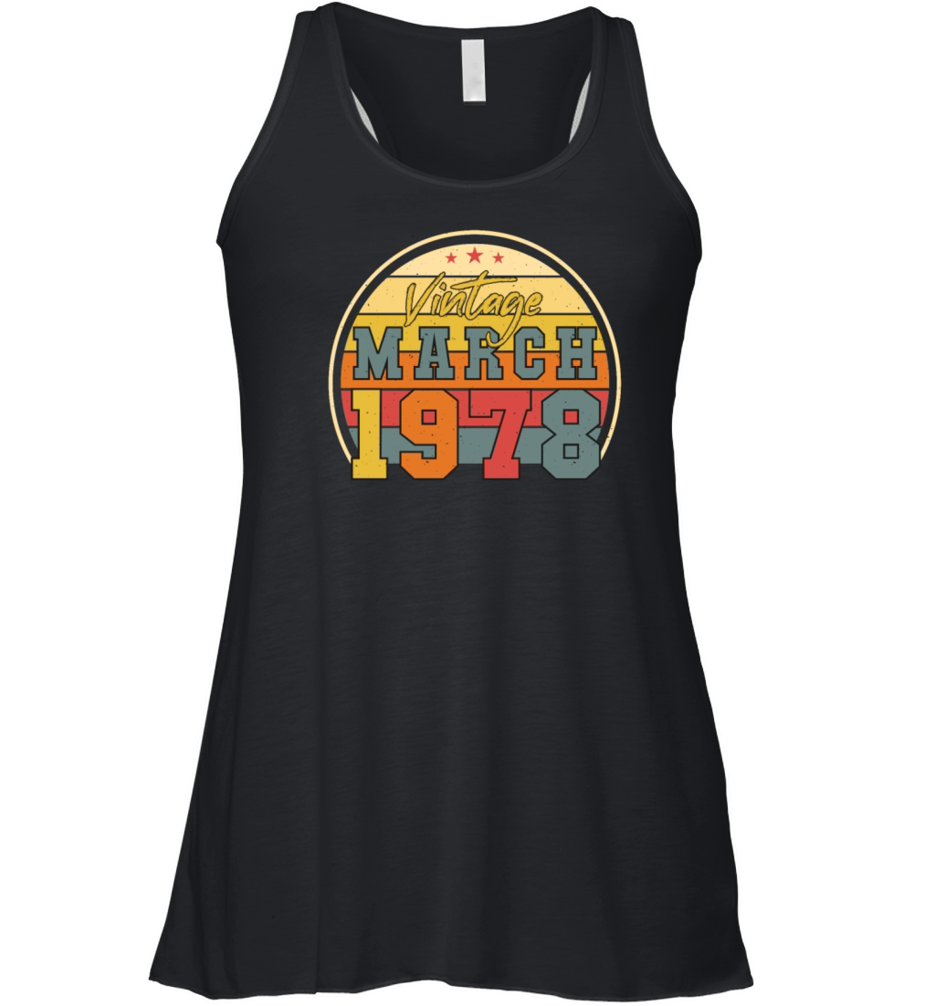 1978 March Vintage Funny Women's Flowy Tank Top