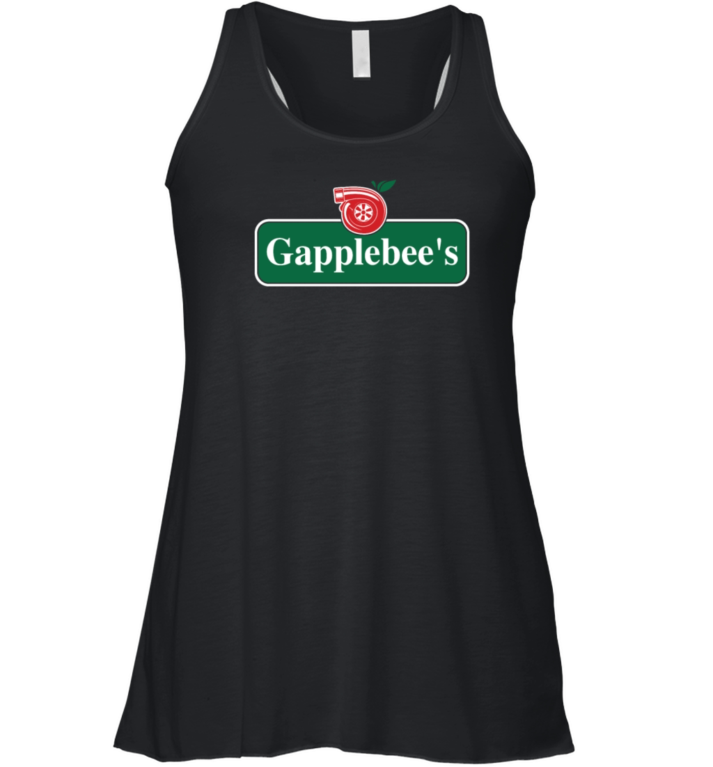 Gapplebees Funny Turbo Race Car Enthusiast Women's Flowy Tank Top