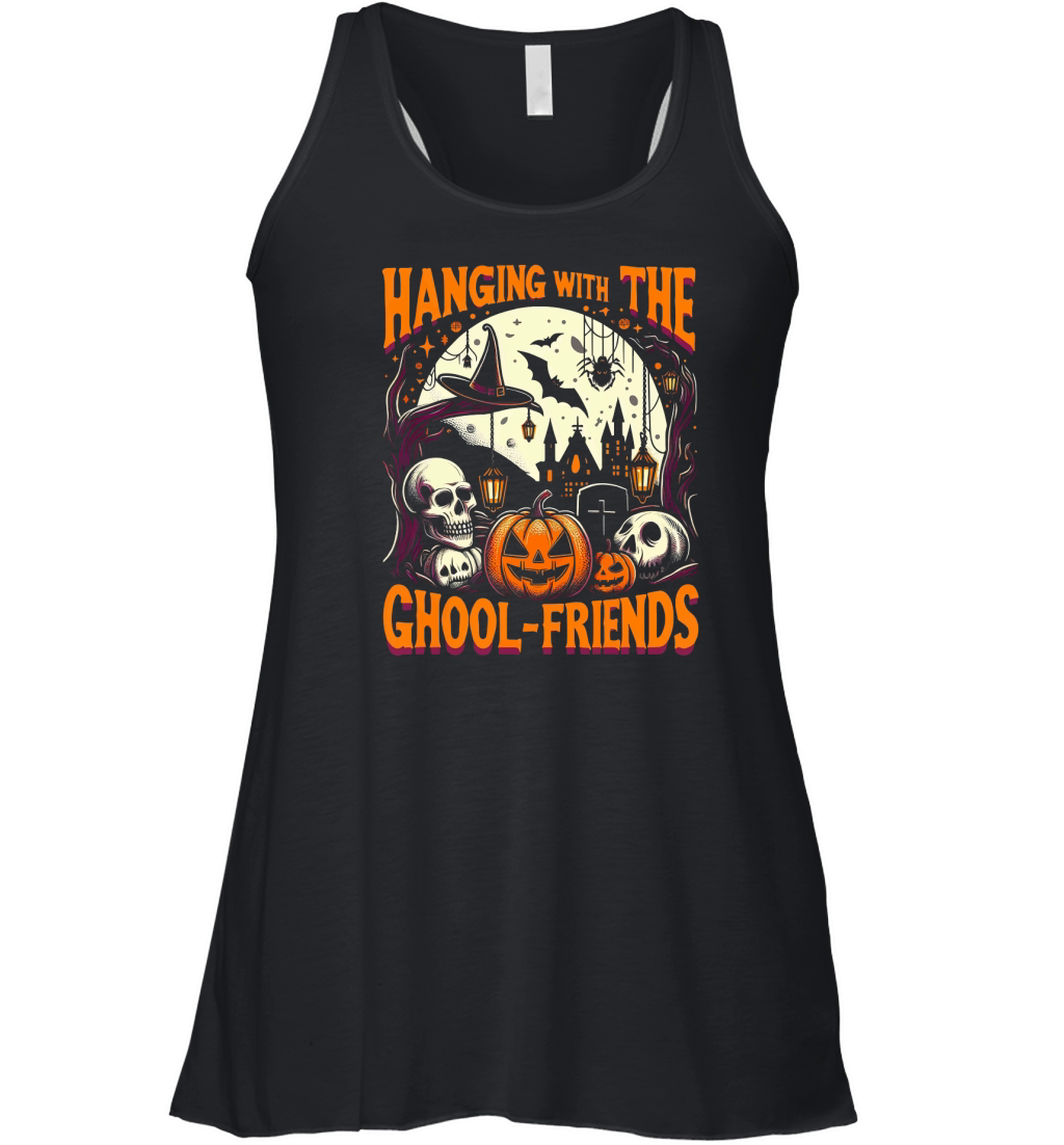 hanging with the ghool friends Women's Flowy Tank Top