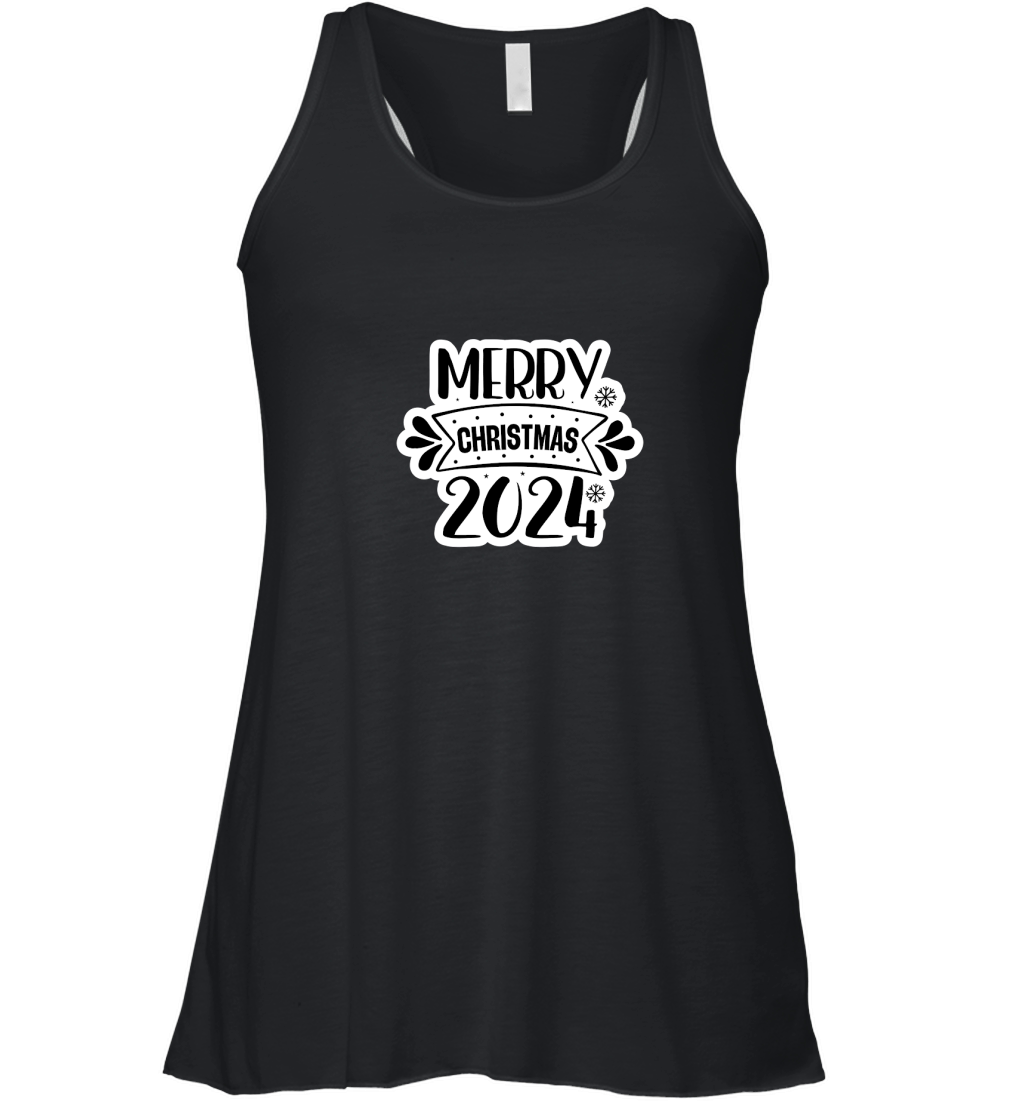 Merry Christmas 2024 Women's Flowy Tank Top