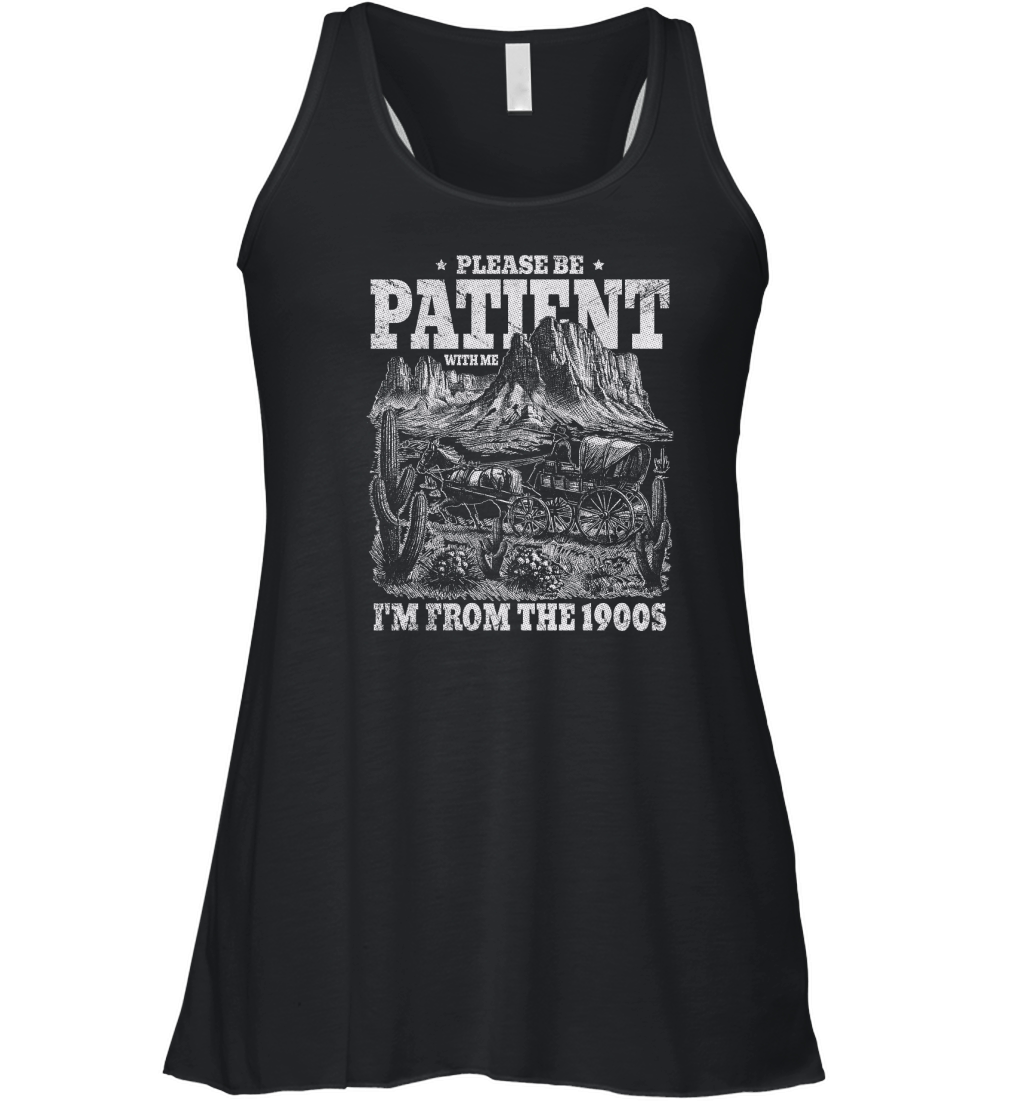 Please Be Patient With Me D White GR2 Women's Flowy Tank Top