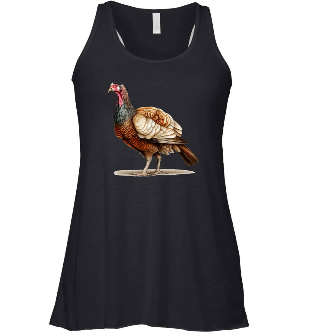 Thanksgiving Funny Turkey 03 Women's Flowy Tank Top