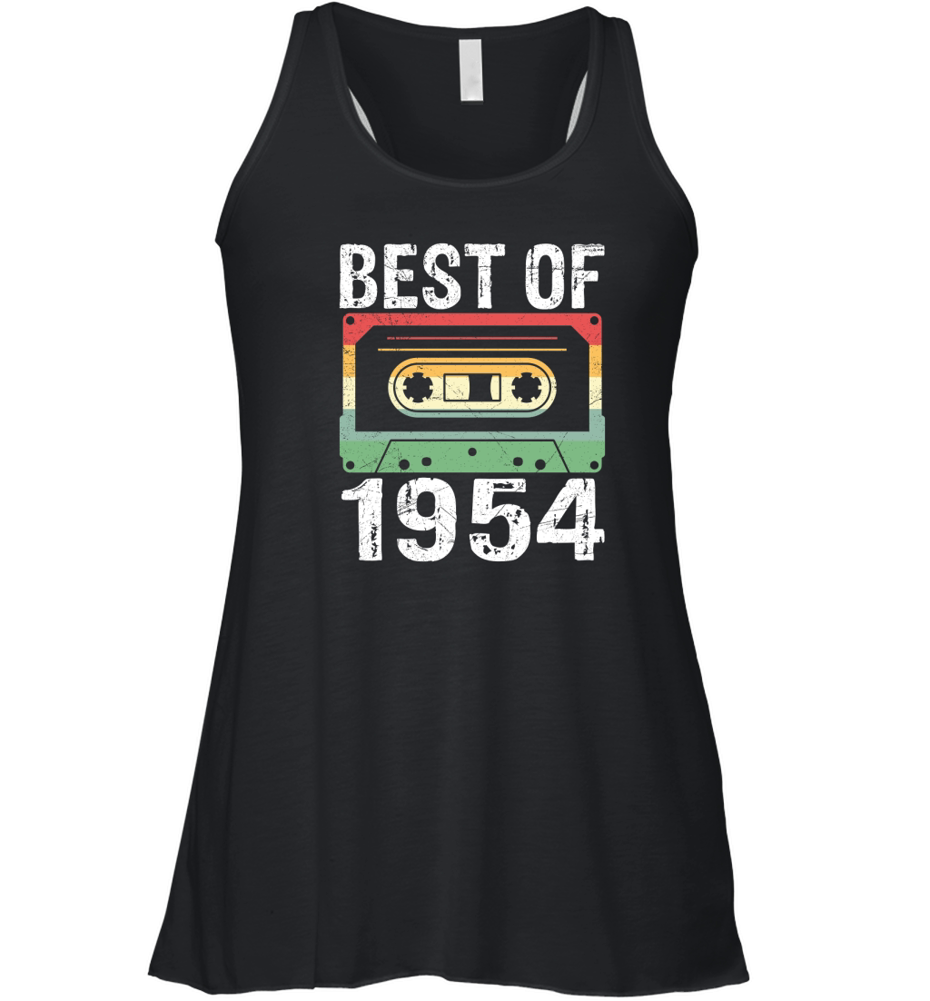 Vintage Best of 1954 Birthday Women's Flowy Tank Top