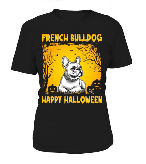 French Bulldog Happy Halloween Women's T-Shirt