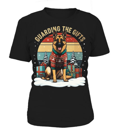 Guarding the Gifts German Shepherd Women's T-Shirt