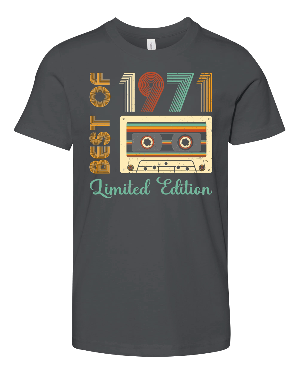 Best of 1971 Limited Edition T Shirt Design (1) Youth Unisex Jersey Tee