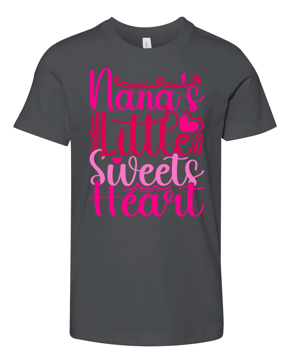 Nanas Little Sweets Heart Youth Unisex Jersey Tee