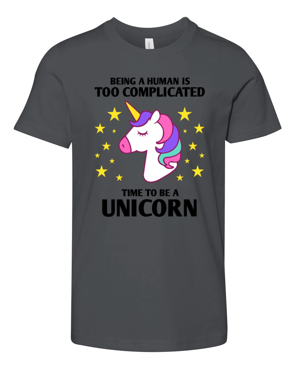 Time to be a unicorn Youth Unisex Jersey Tee