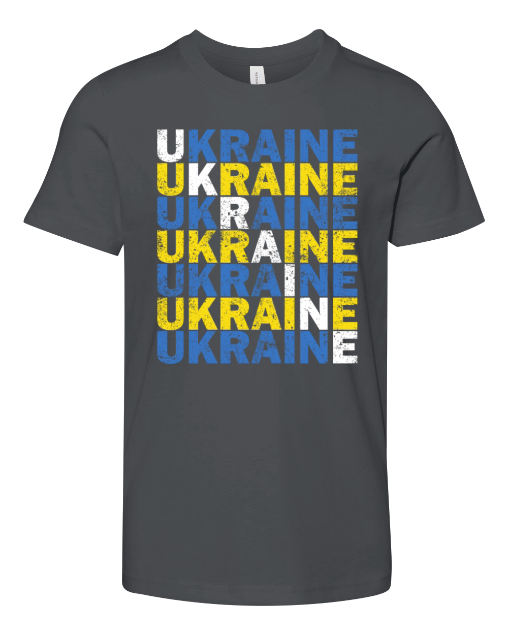 Ukraine Vintage Flag Shirt Ukrainian Gifts Youth Unisex Jersey Tee