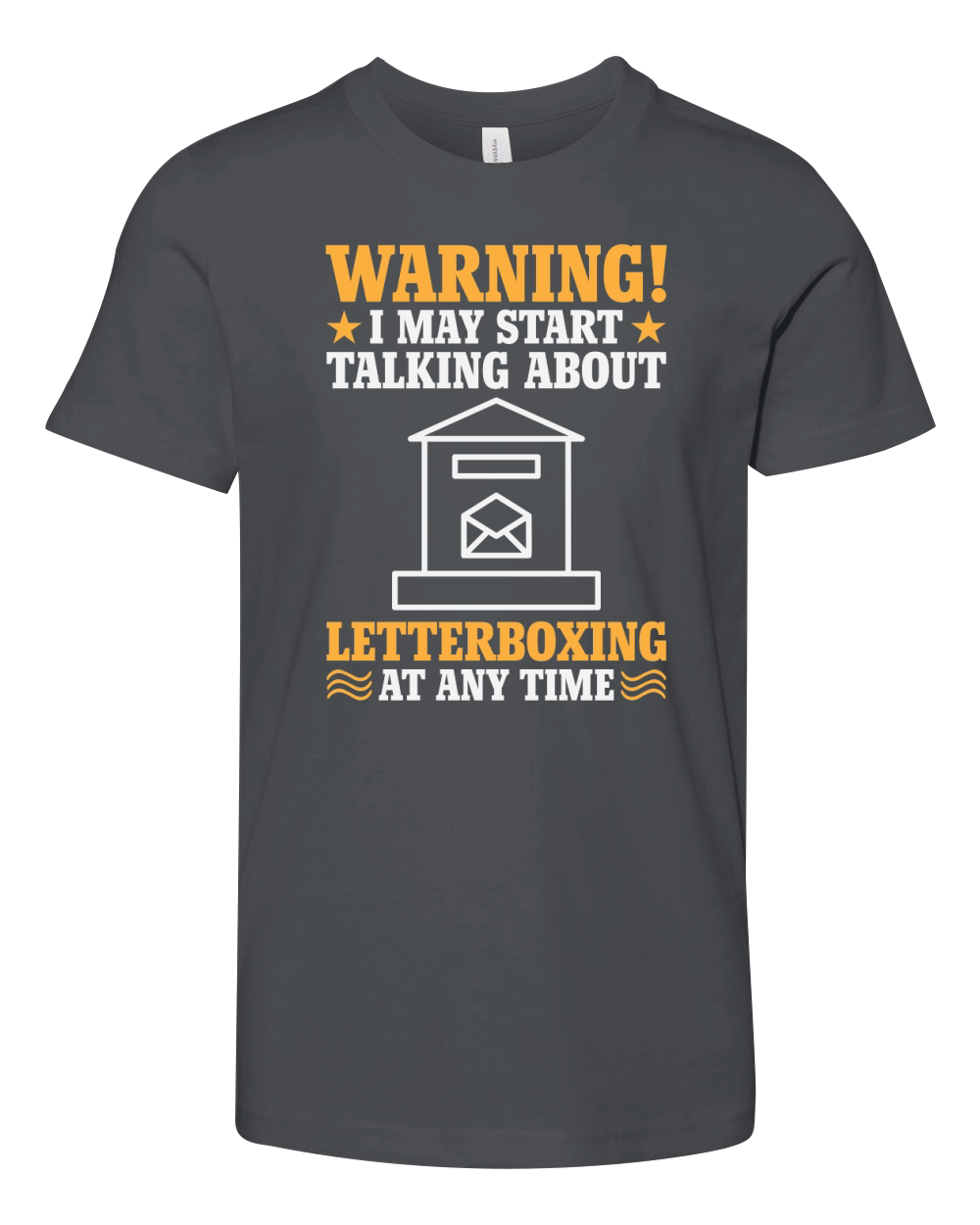 Warning Letterboxing Youth Unisex Jersey Tee