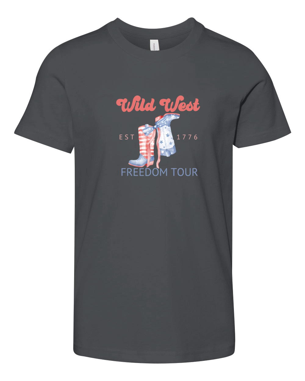 Wild west freedom tour Youth Unisex Jersey Tee