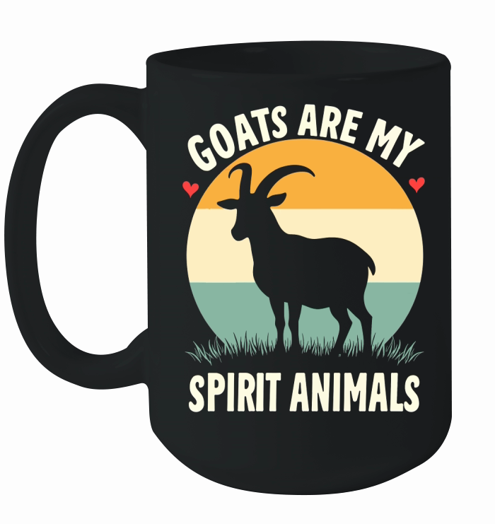 Goats are my spirit animals Ceramic Mug