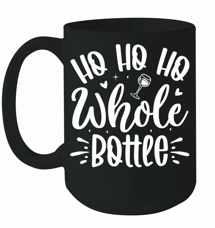 Ho Ho Ho Whole bottle Ceramic Mug