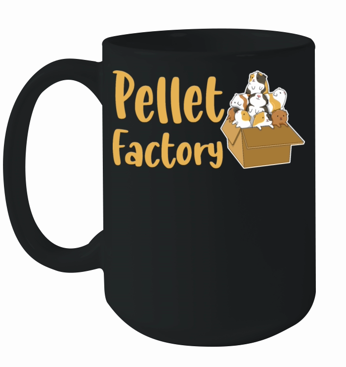 Pellet Factory Quote for a Guinea Pig Nerd Ceramic Mug