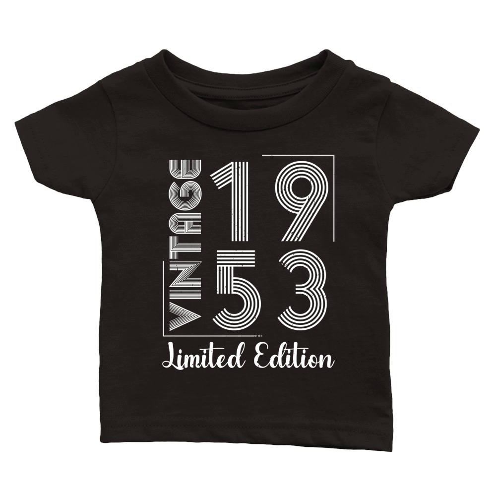 Vintage 1953 Limited Edition Birthday Classic Baby Crewneck T-shirt