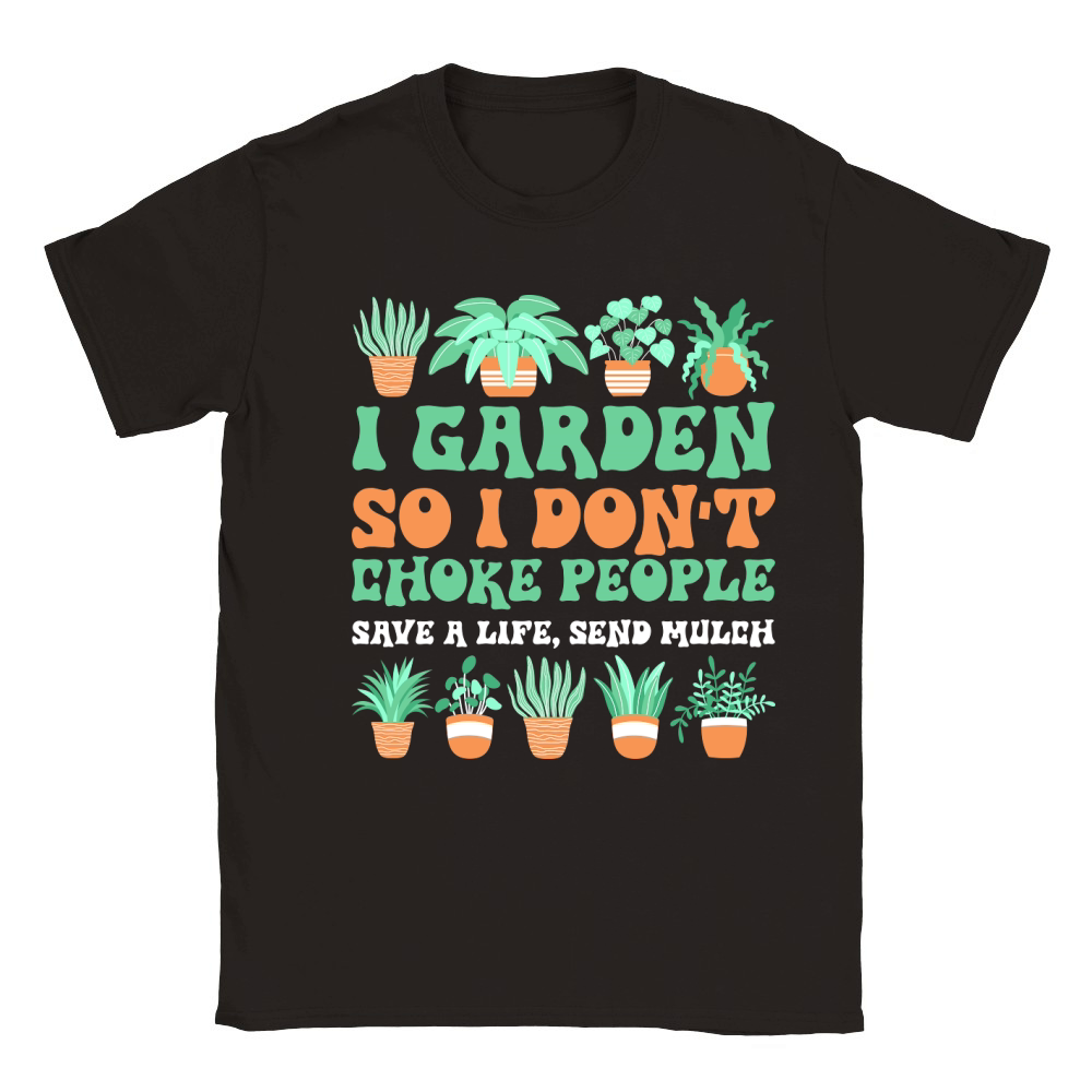I garden so i dont choke people save a life,send mulch Classic Kids Crewneck T-shirt