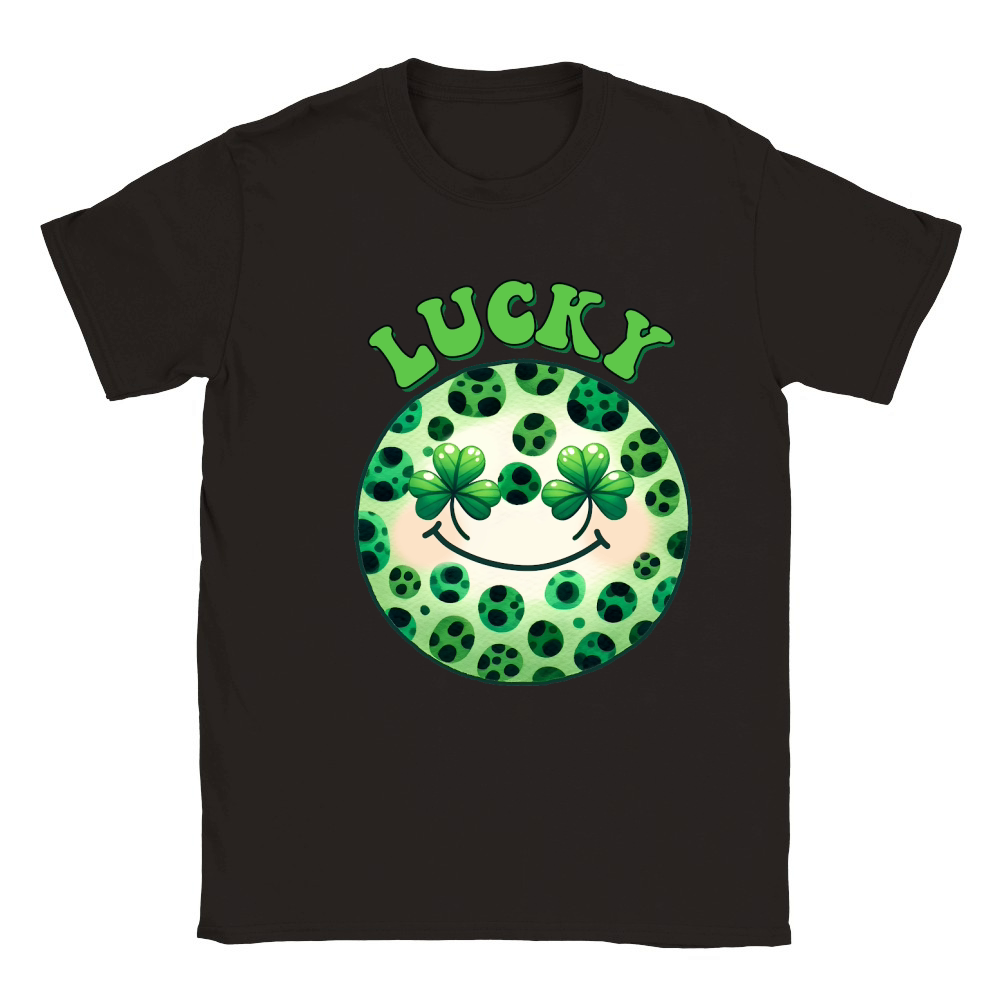 Retro Lucky St. Patrick’s Classic Kids Crewneck T-shirt