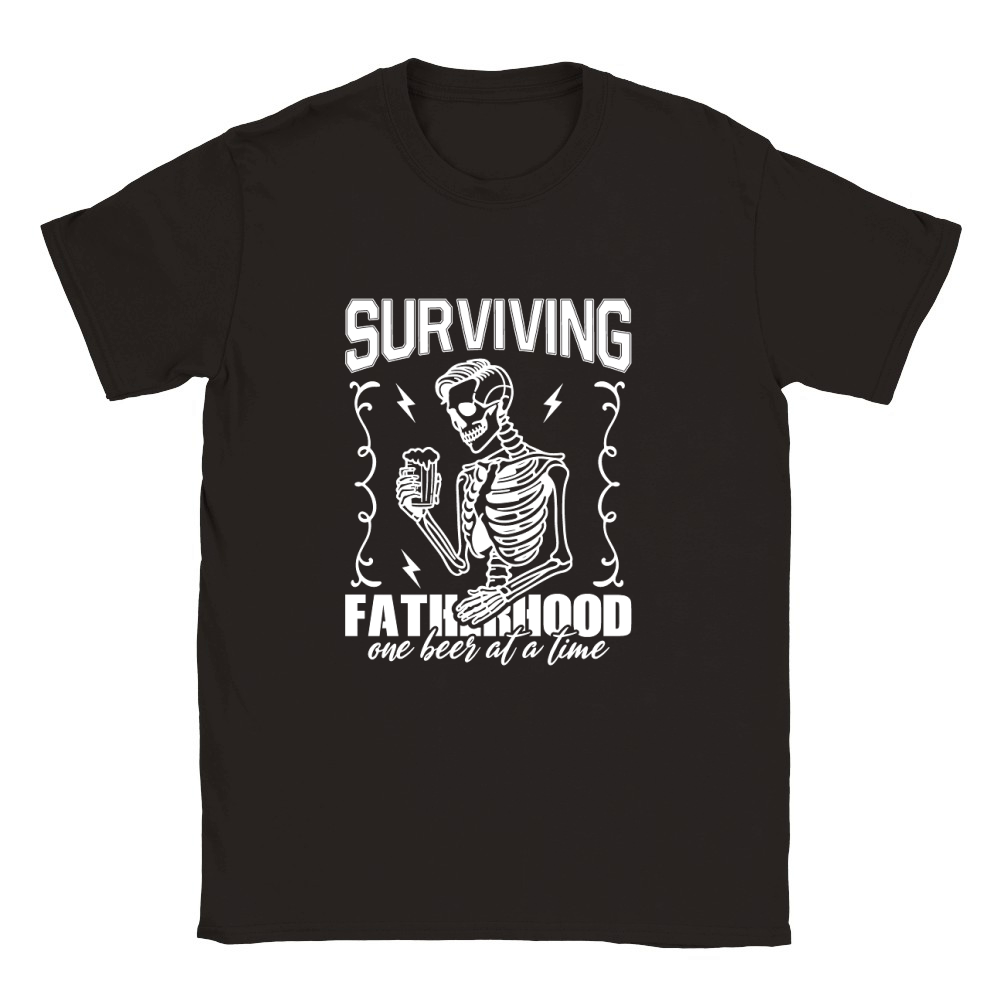 Surviving Fathrhood one beer at a time 03 Classic Kids Crewneck T-shirt