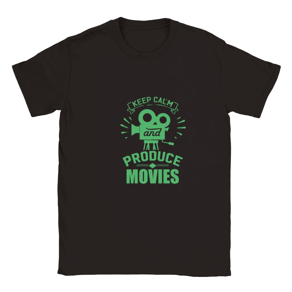 Videos Filmmaker Production Movie Producer Movies Classic Kids Crewneck T-shirt