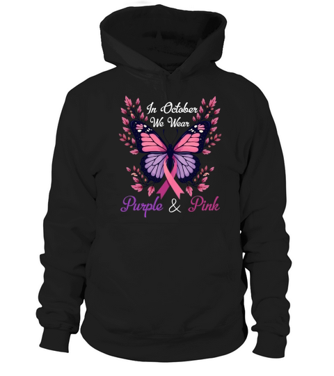 In October We Wear Pink Hoodie Unisex
