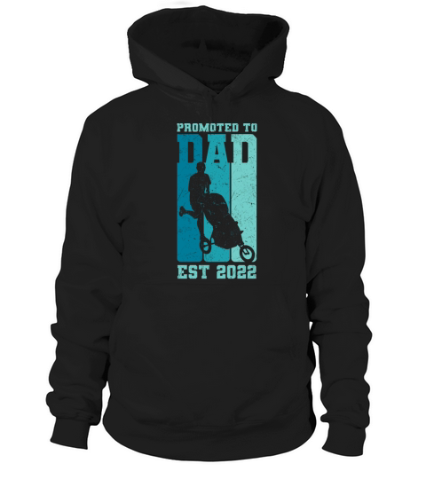 Promoted To Daddy 2022 Fathers Day Gift Hoodie Unisex