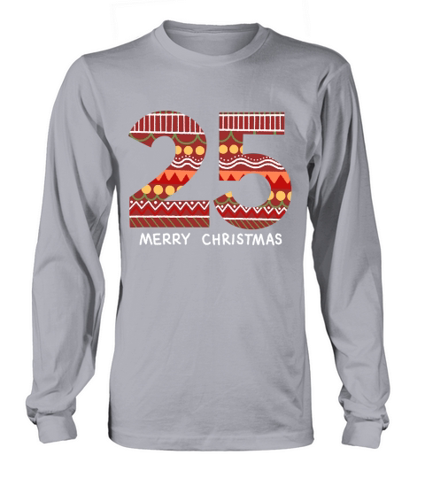 25 Christmas Merry 02 Long sleeved Unisex