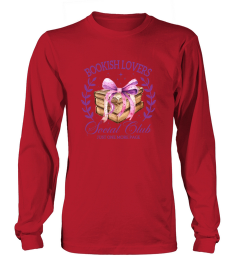 Coquette Book Lovers Social Club Long sleeved Unisex