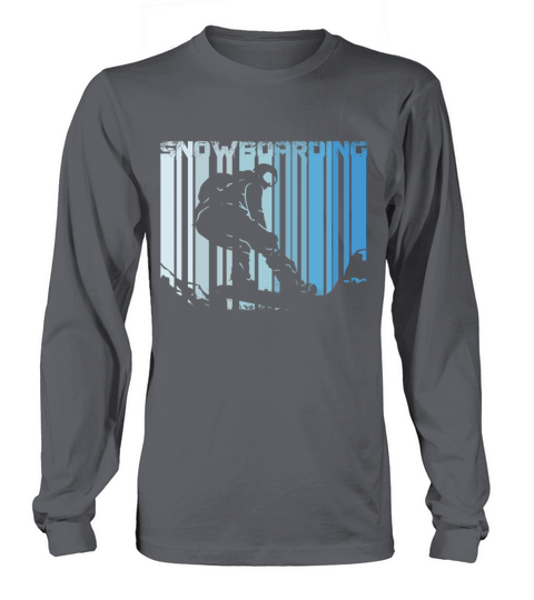 Vintage Snowboarding Long sleeved Unisex