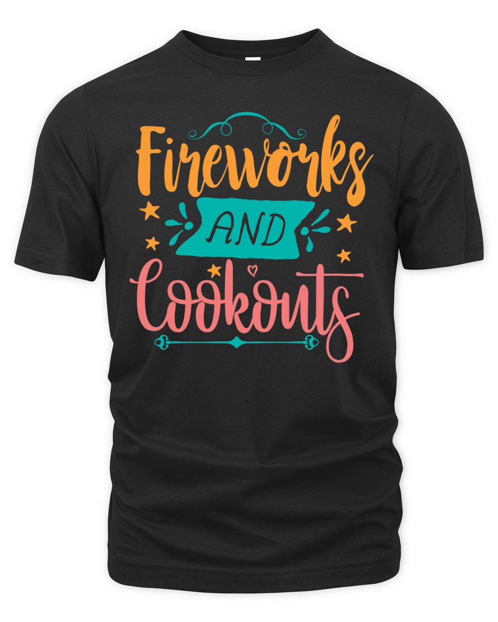 Fireworks and Cookouts Organic Unisex T-shirt