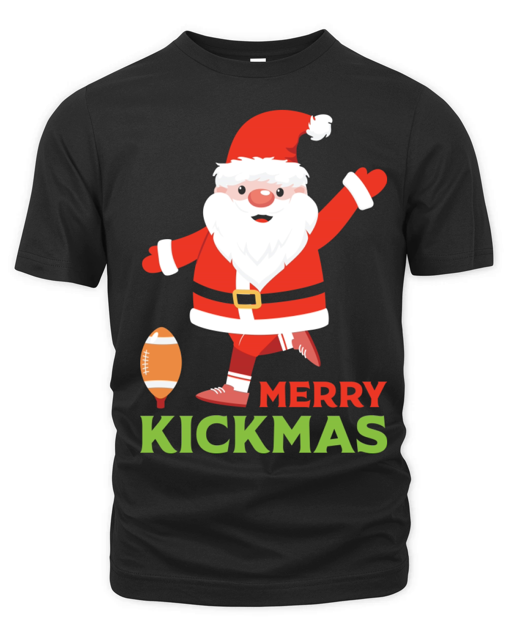 Ugly Christmas Football Sport Team Kicker Organic Unisex T-shirt