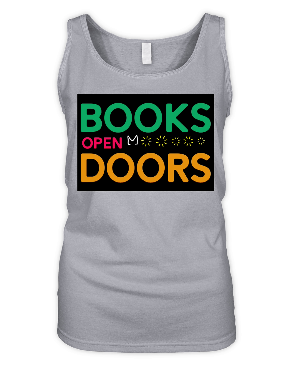 Books open doors Organic Women's Tank Top