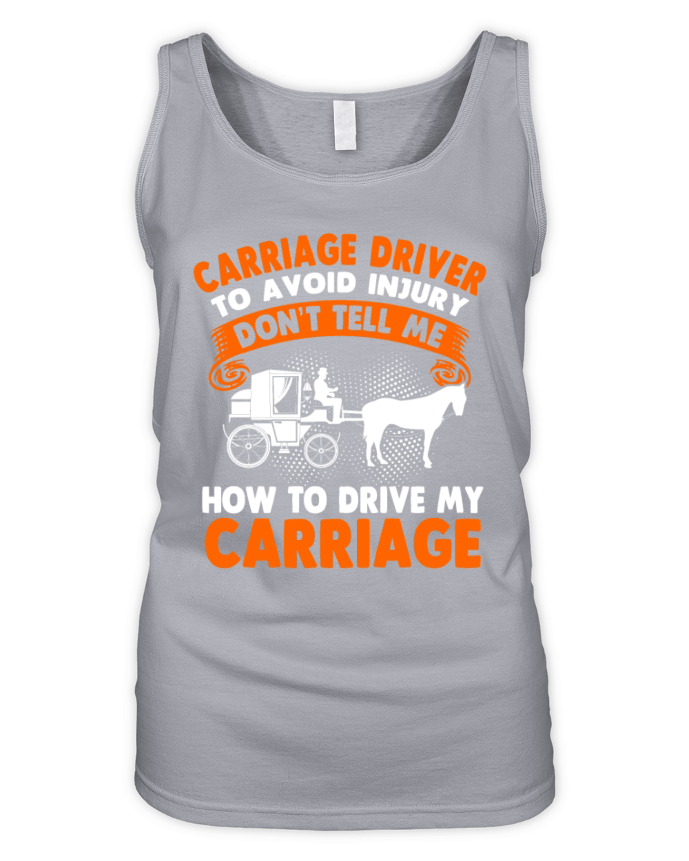 coachman king horse carriage carriage Organic Women's Tank Top