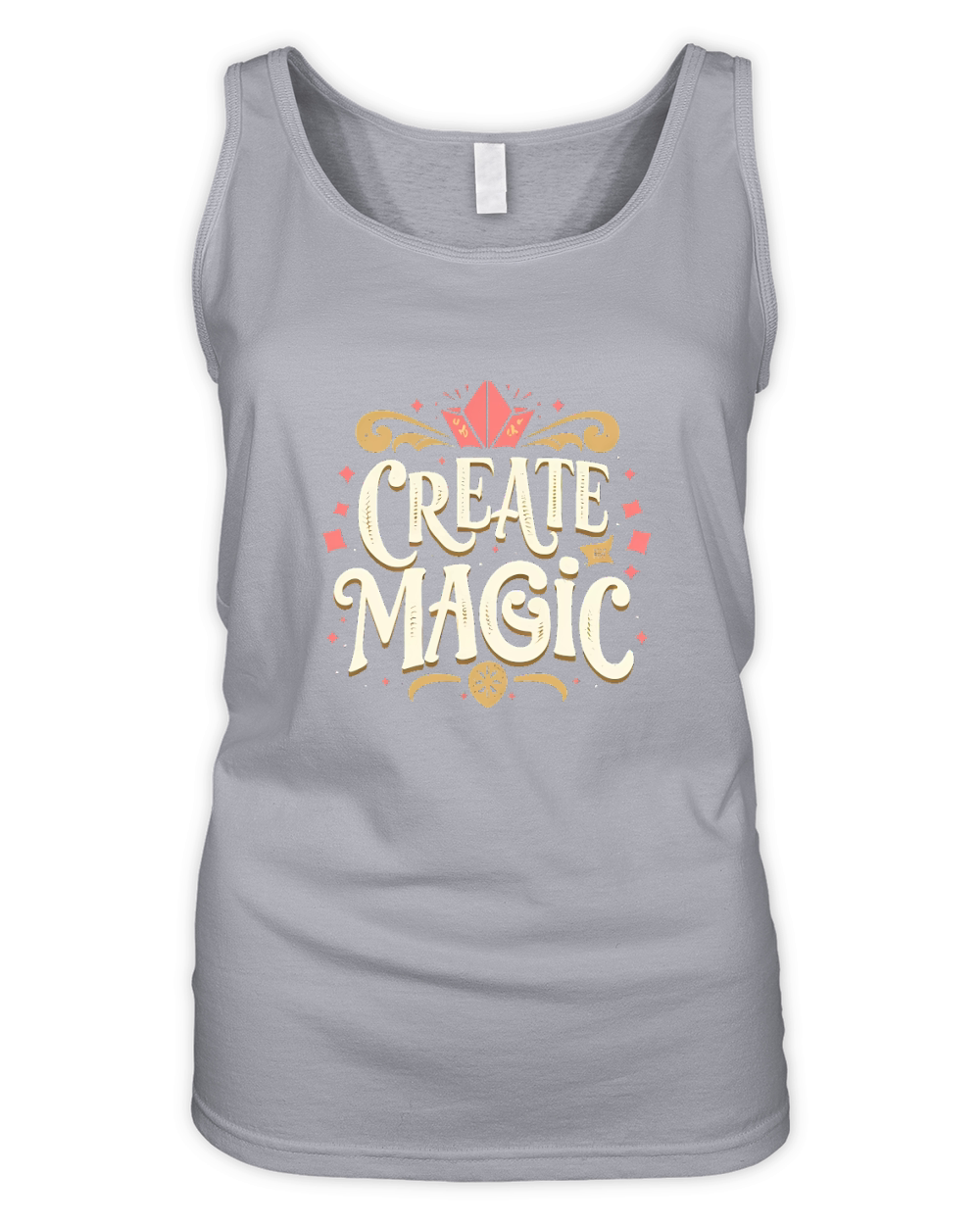 Create magic 2 Organic Women's Tank Top