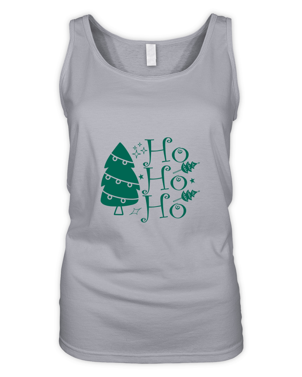 Ho Ho Ho Merry Christmas Organic Women's Tank Top