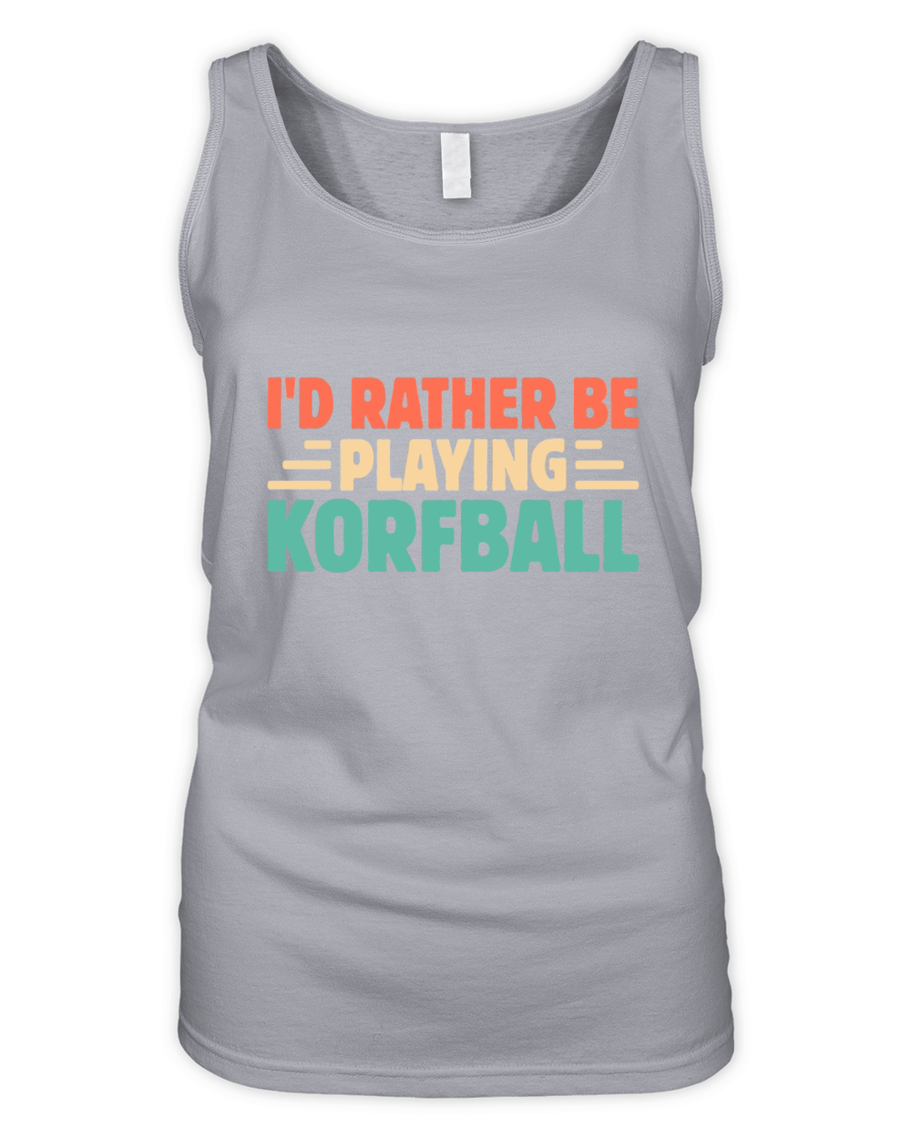 Id Rather Be Playing Korfball Organic Women's Tank Top