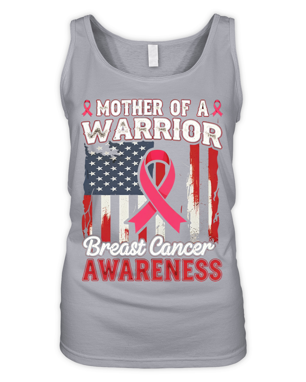 Mother Of A Warrior Breast Cancer Awareness Organic Women's Tank Top