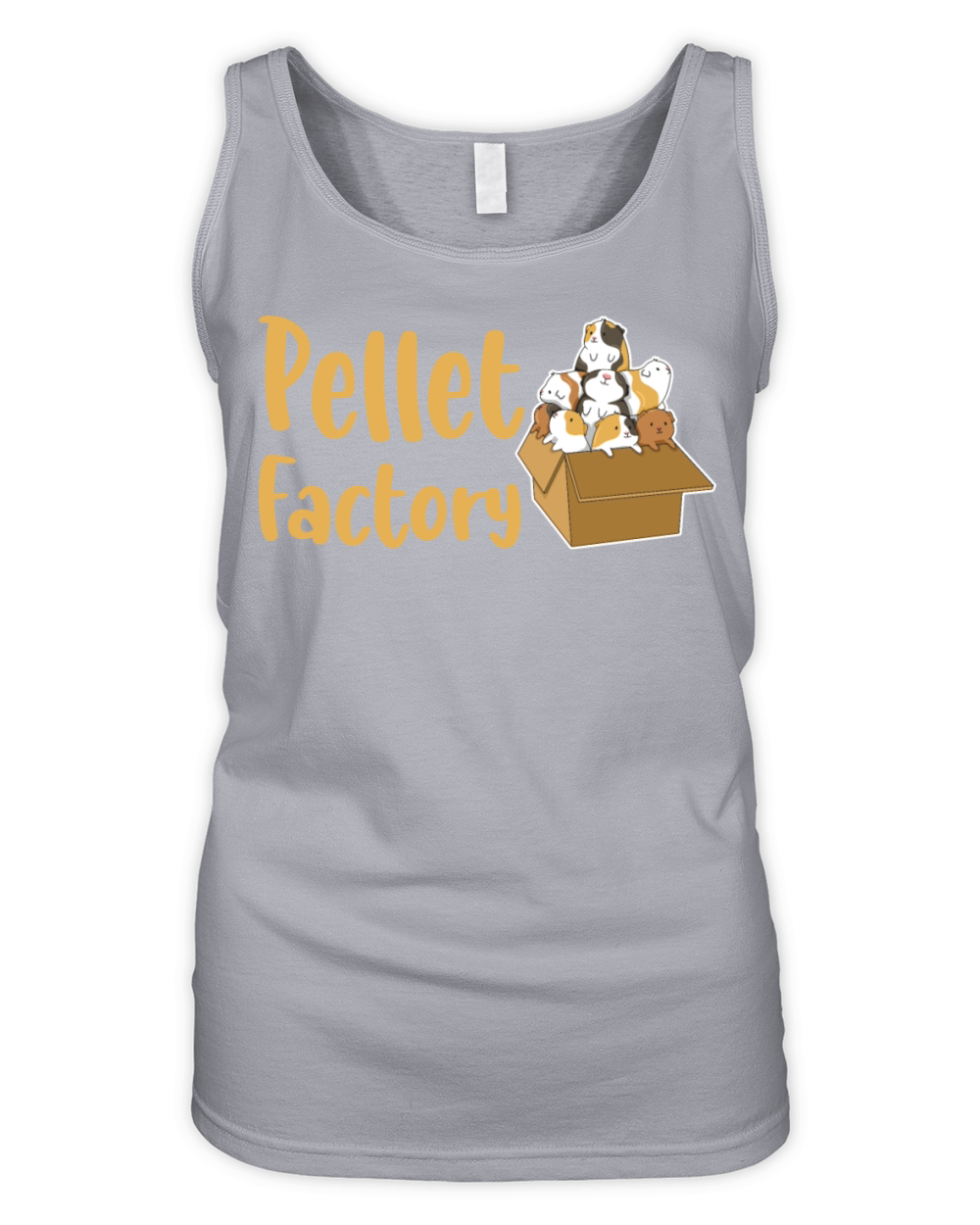 Pellet Factory Quote for a Guinea Pig Nerd Organic Women's Tank Top