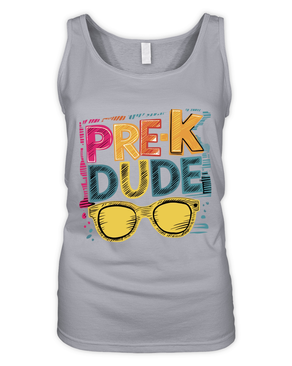 PreK Dude Back to School Organic Women's Tank Top