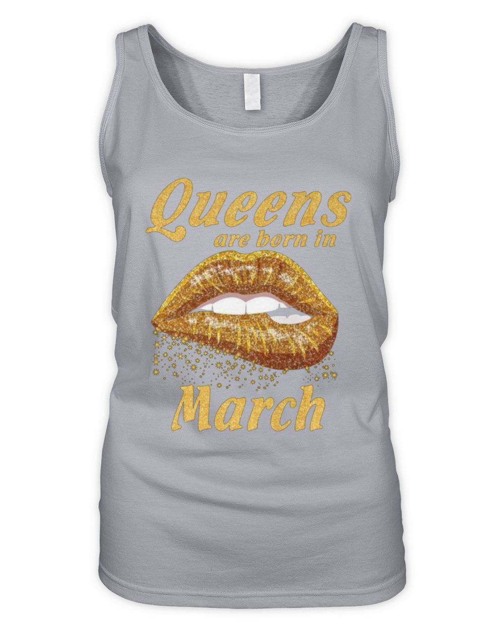 Queens are born in March Organic Women's Tank Top