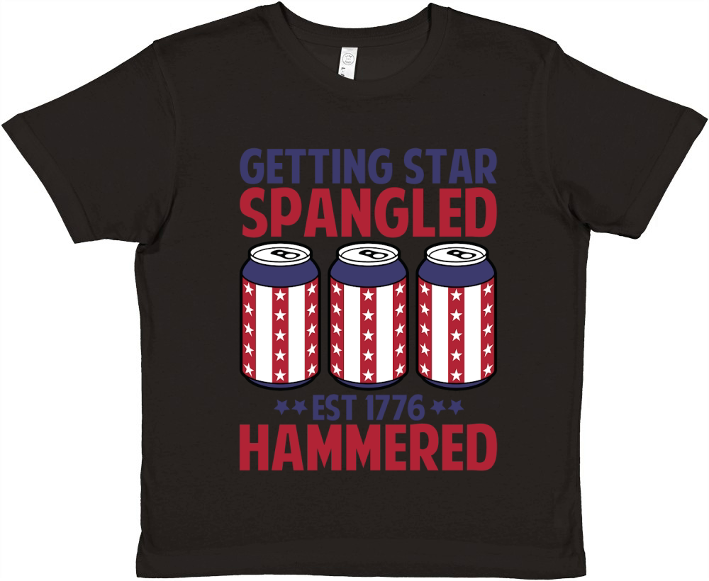 4th of july (8) Premium Kids Crewneck T-shirt